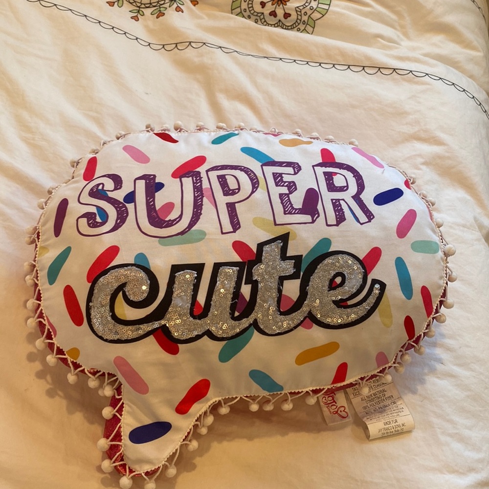 Super cute accent pillow